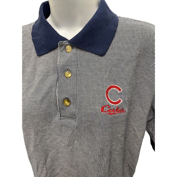 Lee Other - VTG 90's Lee Sport Shirt Mens M Blue Chicago Cubs MLB Baseball Polo Collared